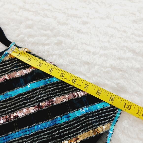 Blouse Top Size ? Glam Luxe Y2K Revival Alt Girl Maximal Ornate Mob Wife Shiny - Picture 7 of 11